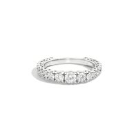 Anello Recarlo Donna Anniversary in Oro bianco Diamante 0.0881 Ct R01MS747/060 - R01MS747/060